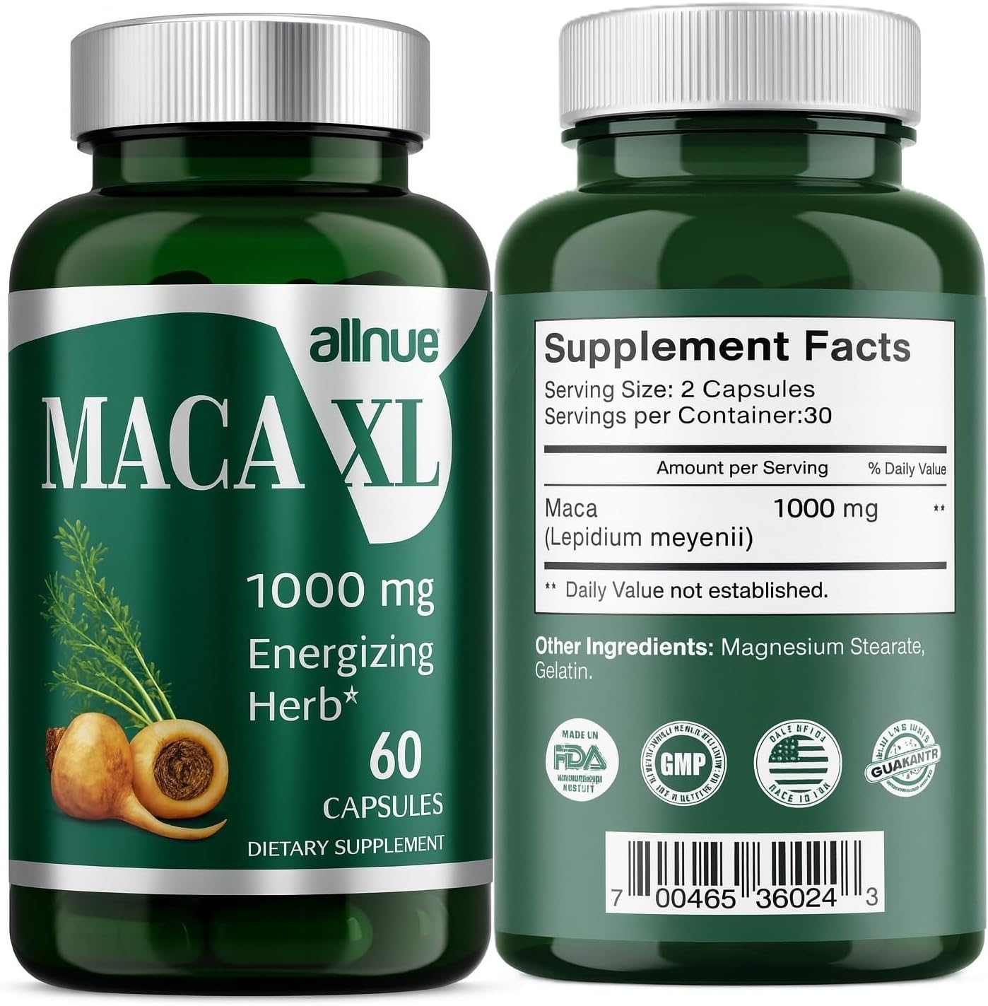 Maca XL 60 Capsules – Super Maca for a Fuller Posterior and Curves - görsel 2