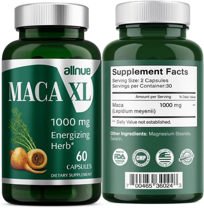 Maca XL 60 Capsules – Super Maca for a Fuller Posterior and Curves