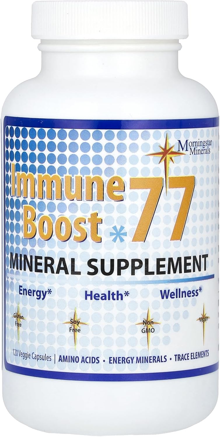 Morningstar Minerals Immune Boost 77, 120 Veggie Capsules - görsel 1