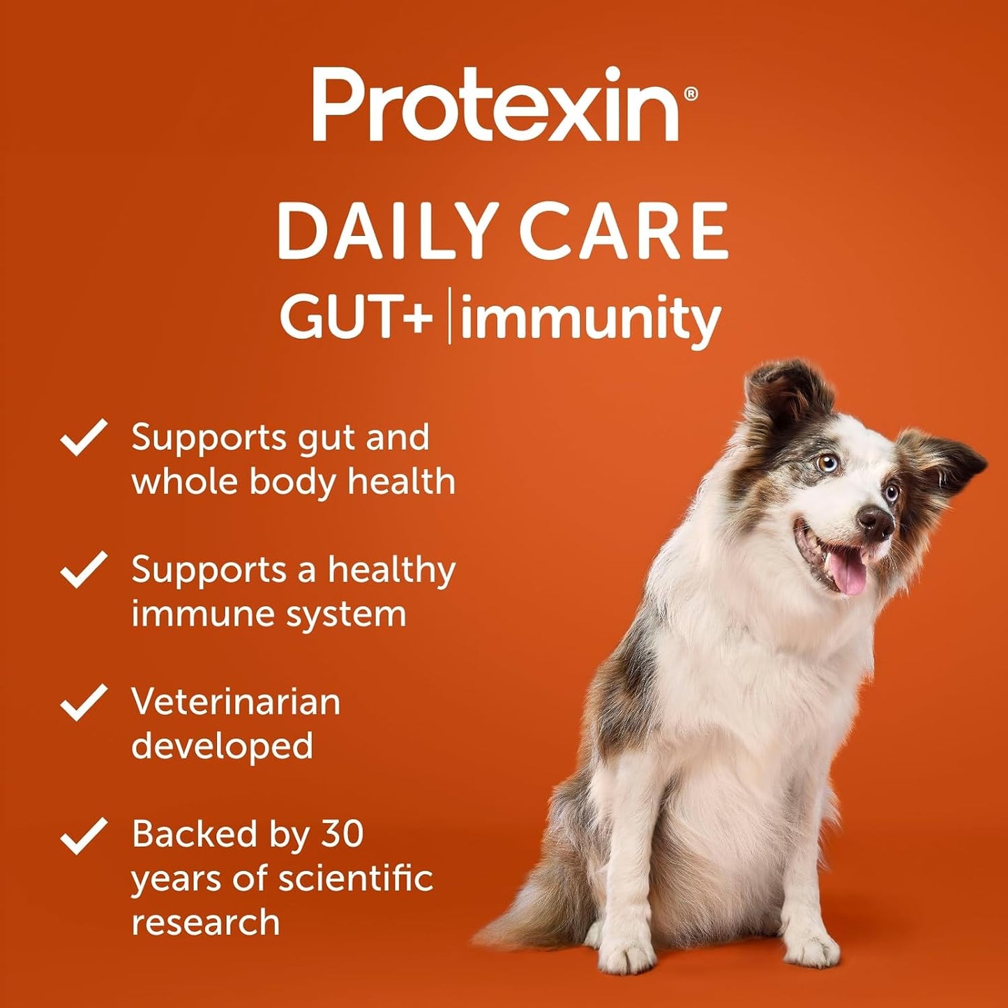 Protexin Daily Care Gut+ Immunity Dog Chews – Probiotics & Postbiotics, Turkey & Cranberry, 60 Count - görsel 4
