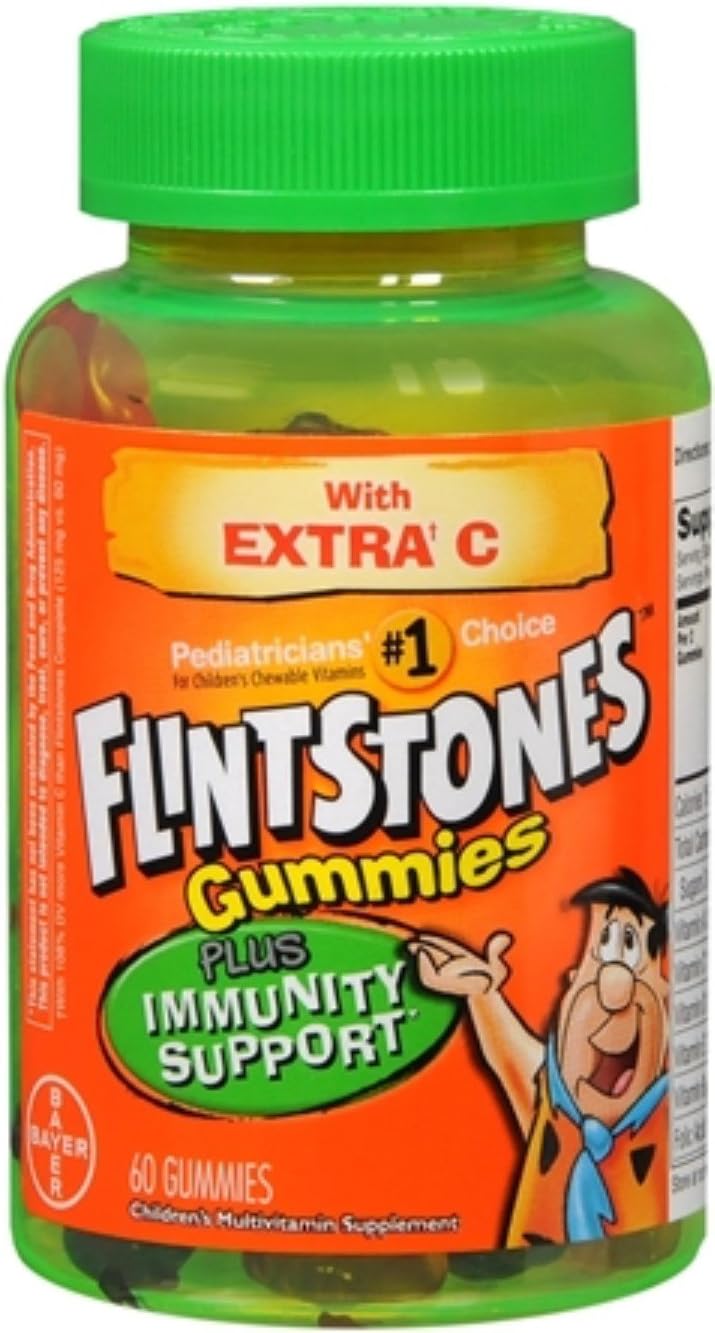 Flintstones Gummies Plus Immunity Support, 60 Gummies (Pack of 5) - görsel 1