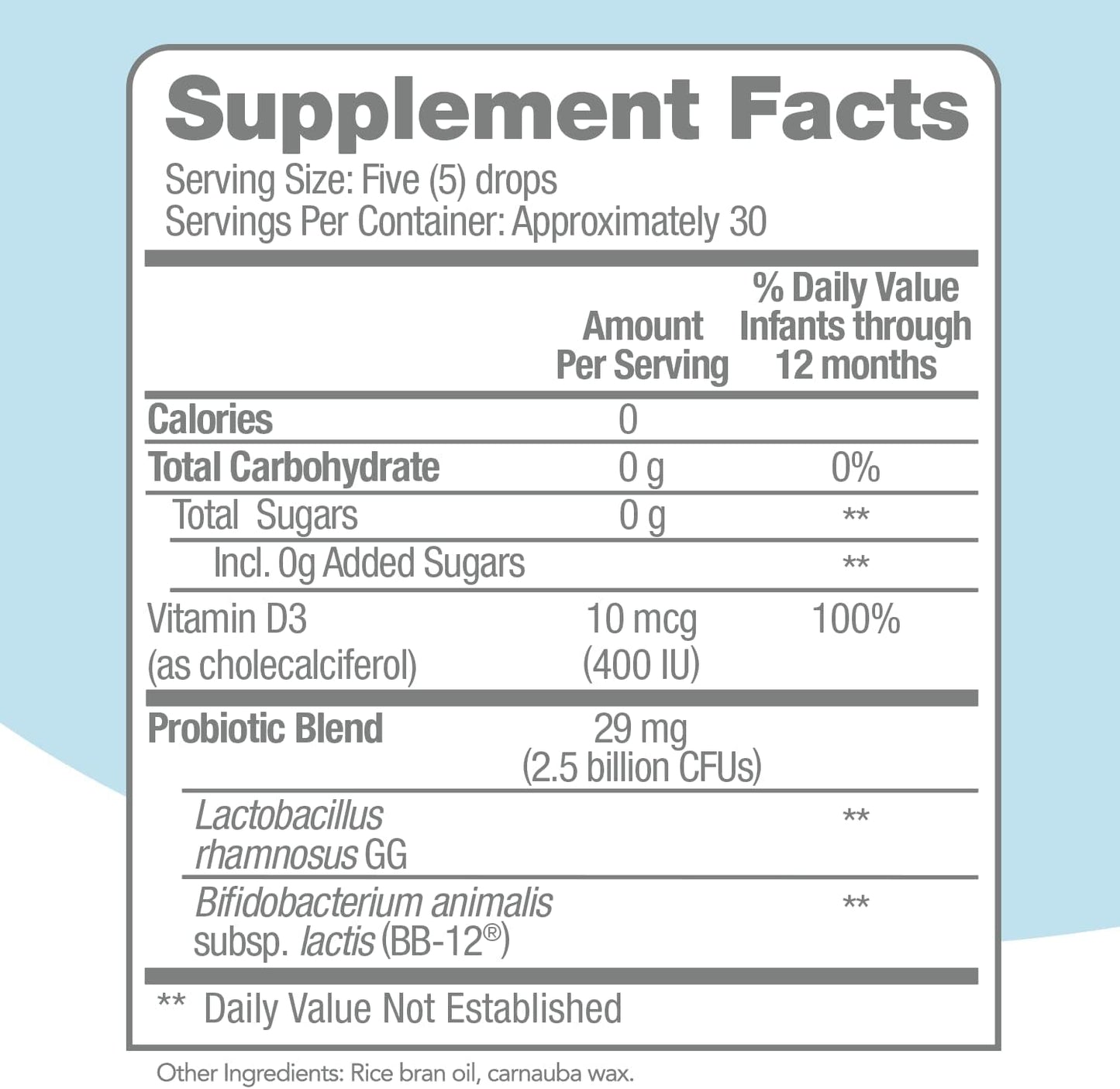 Culturelle Baby Probiotic Drops + Vitamin D - Immune & Digestive Health Support, 30 Day Supply, 9ml - görsel 4
