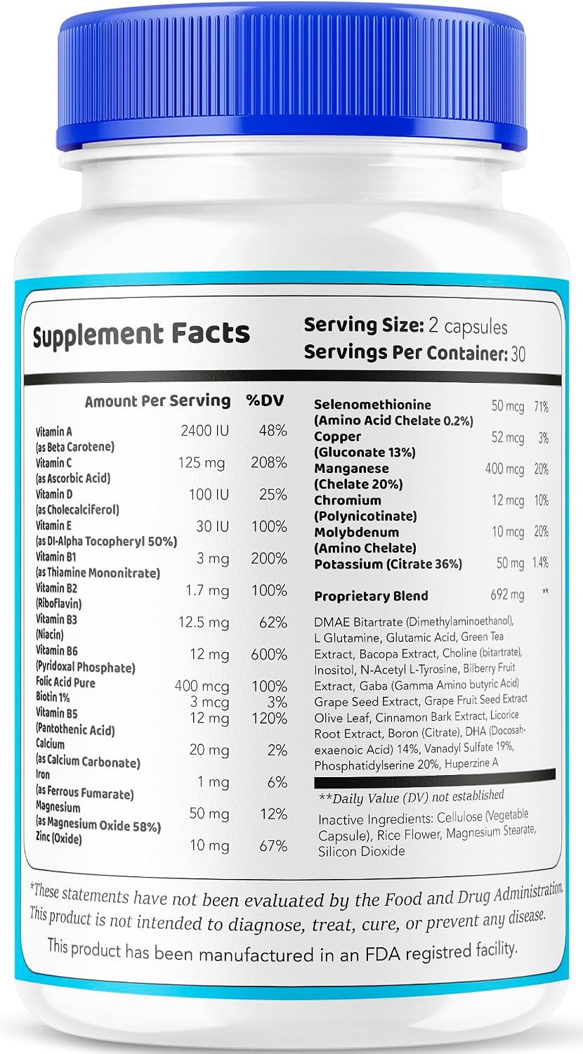 Sight Clear Pills – Eye Support Supplement with Natural Ingredients, 60 Capsules - görsel 7