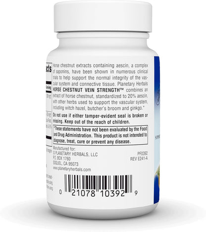 Planetary Herbals Horse Chestnut Vein Strength, 705 mg - 42 Tablets