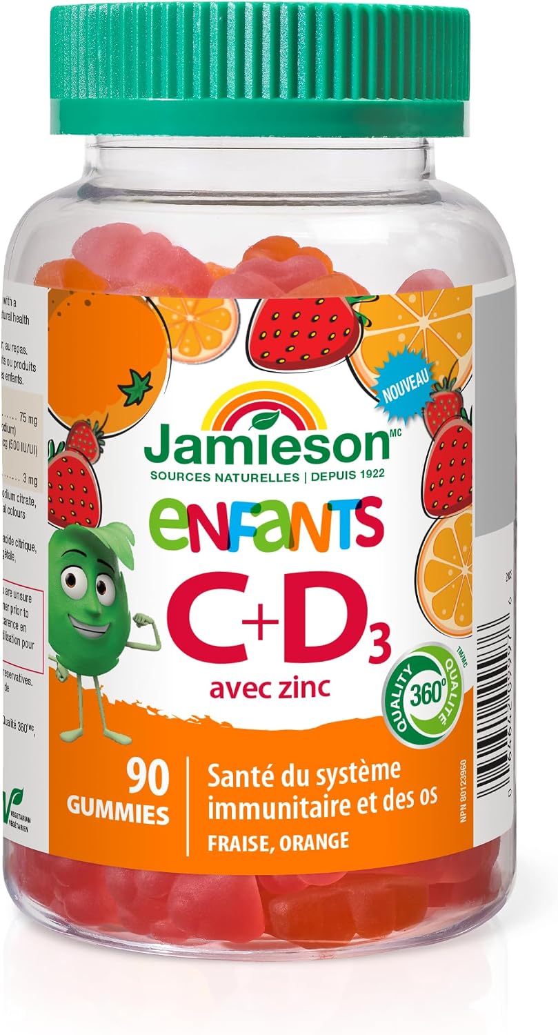 Jamieson Kids Vitamin C+D3 Gummies with Zinc - görsel 2