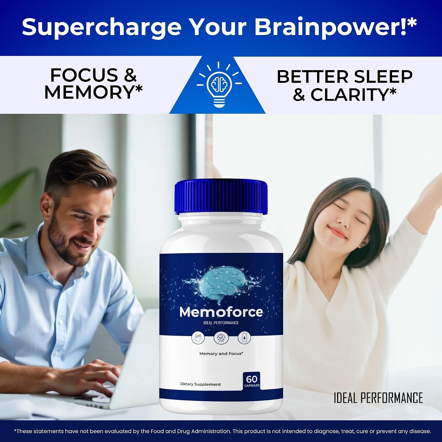 Memoforce Advanced Formula Brain Health Support Capsules (3 Pack) - görsel 4