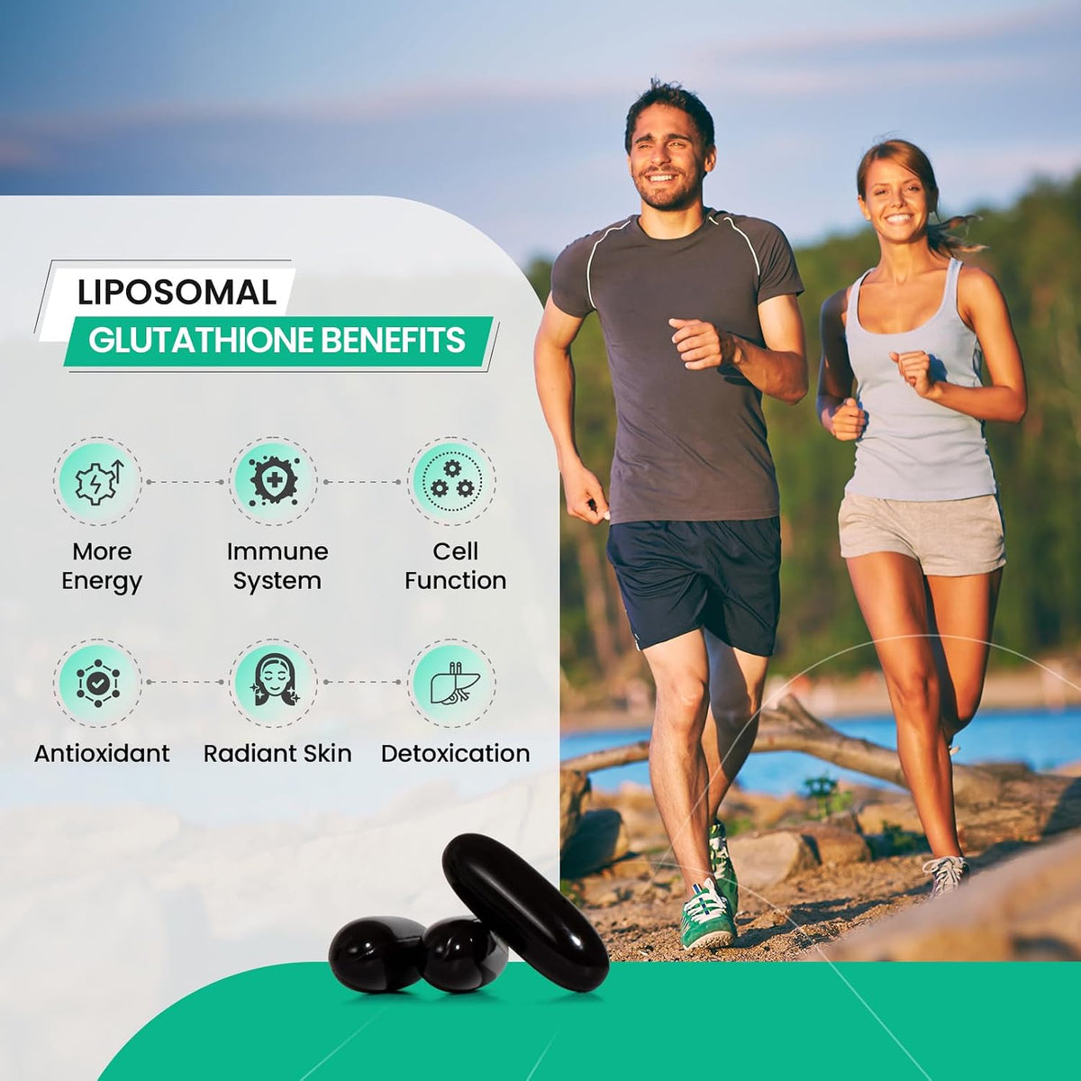 inGreens 2800 mg Liposomal Glutathione Food Supplement - görsel 5