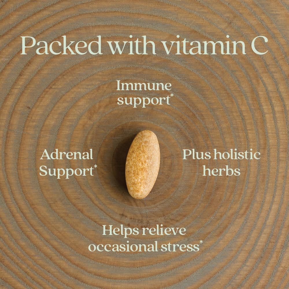 New Chapter® Vitamin C Immune Defence Supplement + Elderberry – 90 Tablets - görsel 4