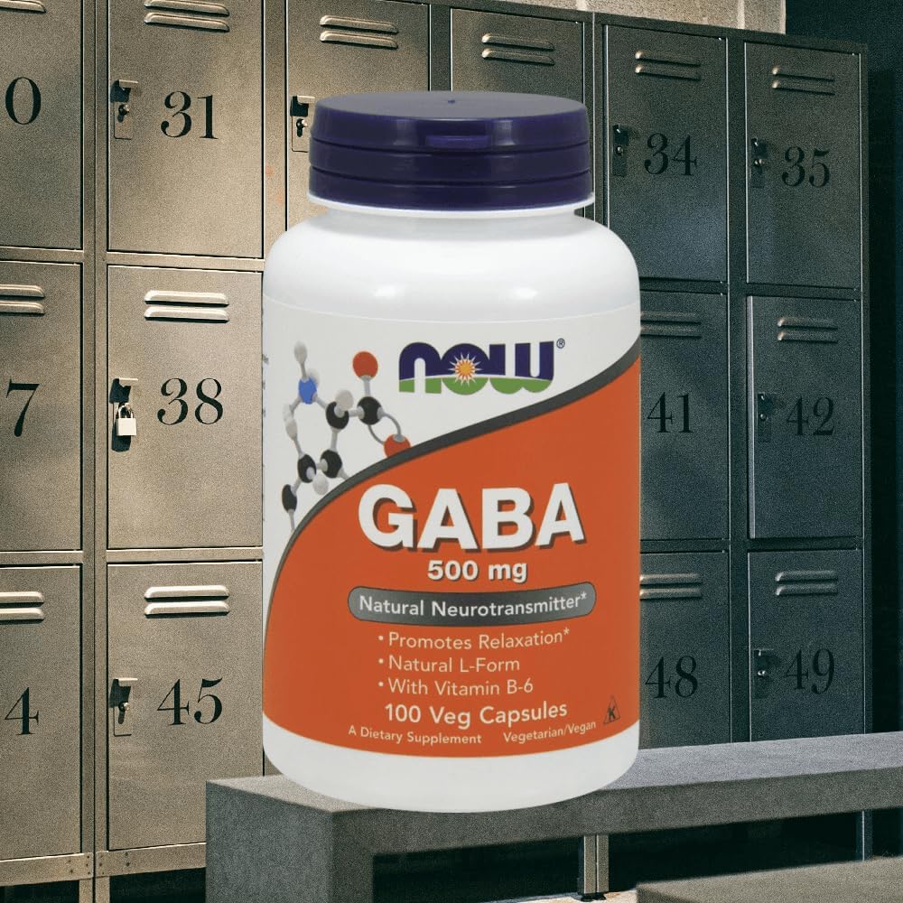 NOW Foods GABA 500 mg plus Vitamin B6 - görsel 2