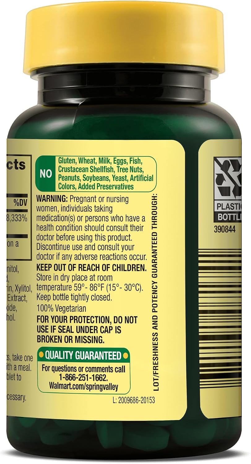 Vitamin B12 5000mcg Extra Strength Fast Dissolve Mixed Berry Tablets, 45 Count - görsel 2