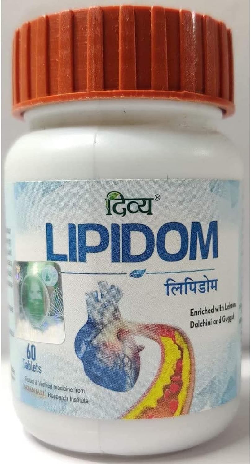 Patanjali Divya Lipidom 60 Tablets - görsel 1