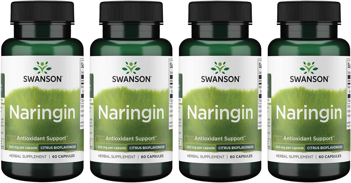 Swanson Naringin Citrus Bioflavonoid 500 mg, 60 Capsules - görsel 8