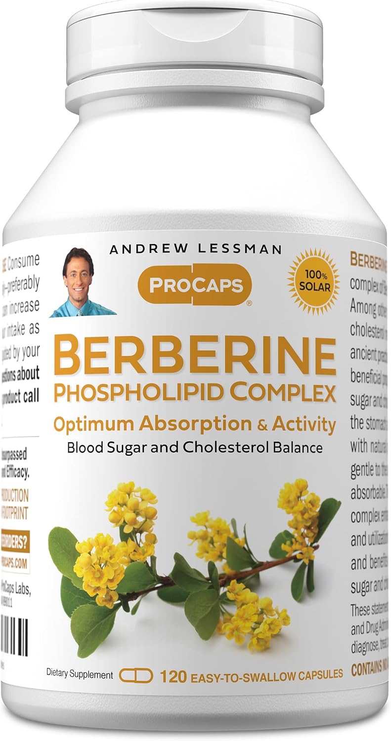 Andrew Lessman Berberine Phospholipid Complex – 120 Capsules - görsel 1