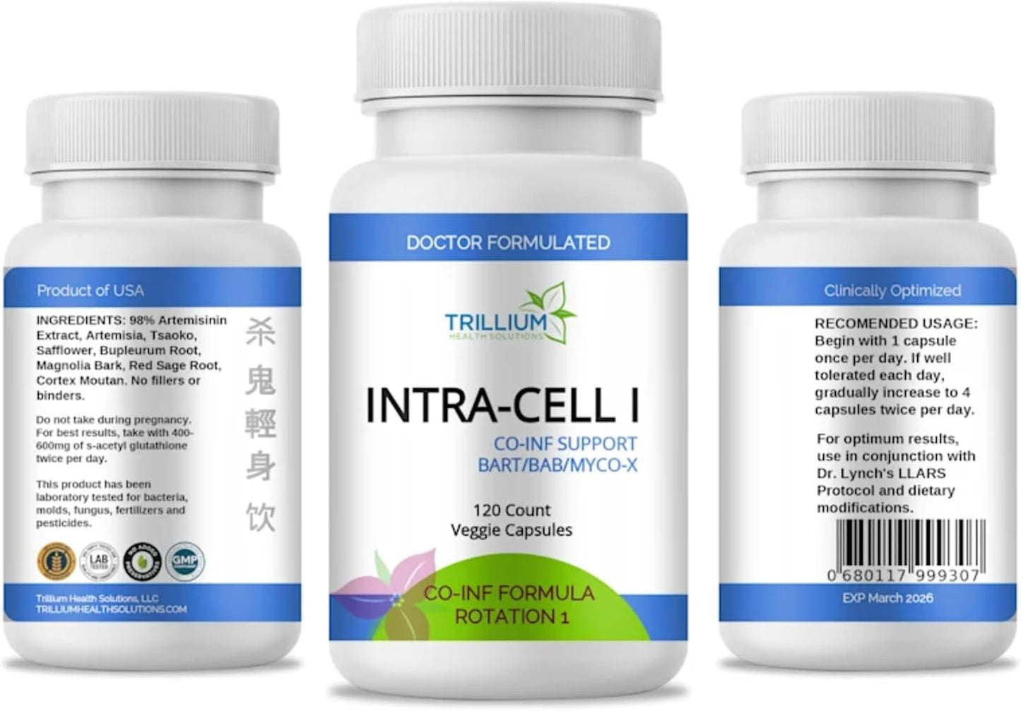 Intra-Cell I - Bart/BAB Support Formula - Co-Infection Support - Immune Support - görsel 4