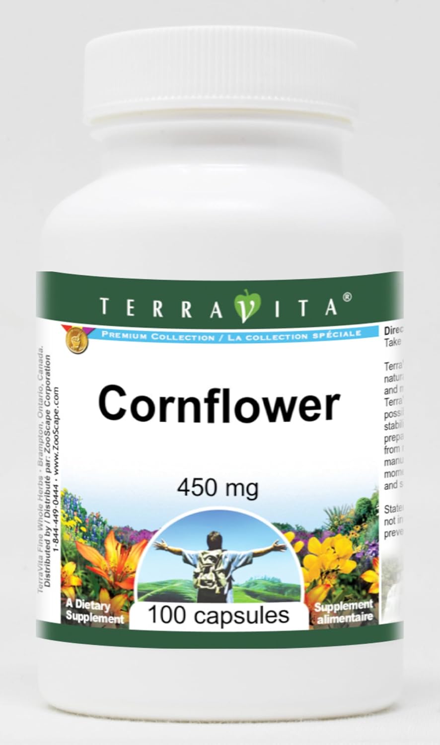 Cornflower - 450 mg (100 Capsules) - görsel 1