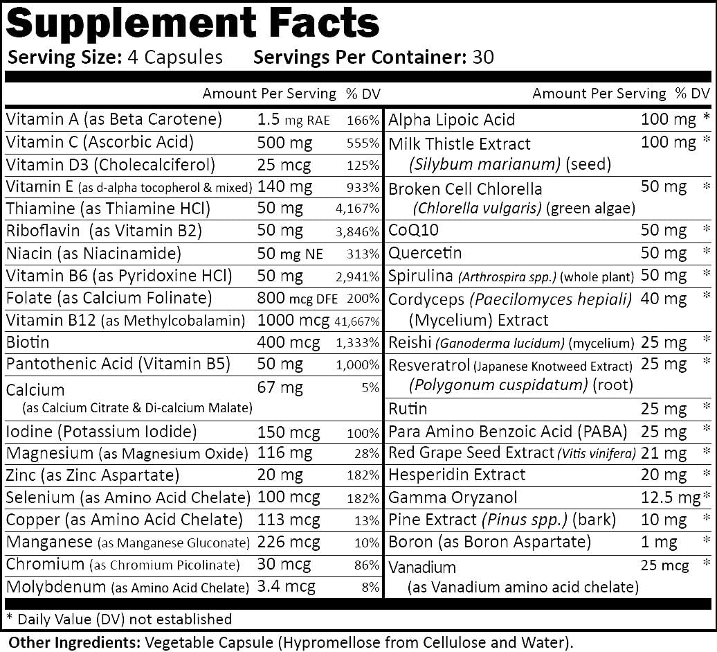 Multivitamin Plus, 120 Capsules - görsel 2