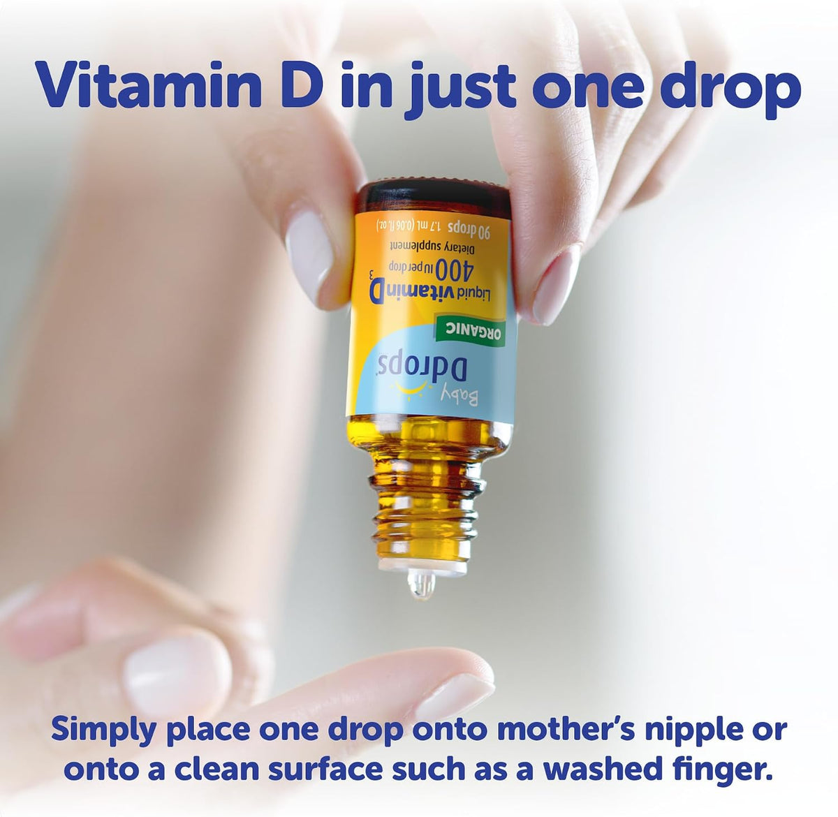 Ddrops Baby 400 IU Vitamin D Drops - 90 Drops (2.5 mL) - görsel 5