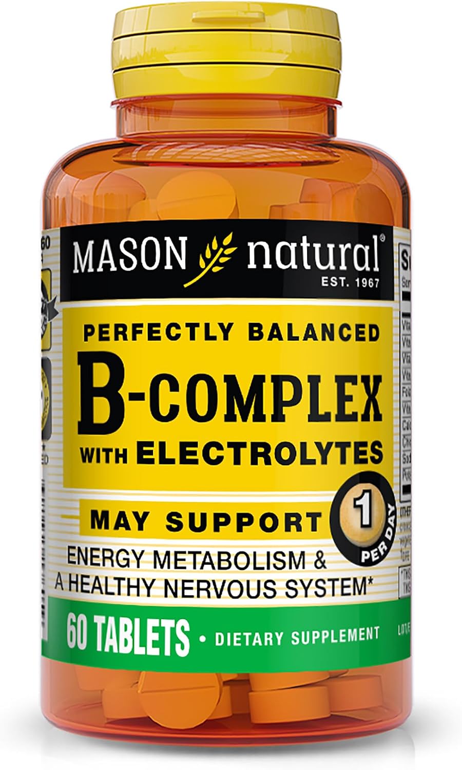MASON NATURAL Vitamin B-Complex with Electrolytes - görsel 1