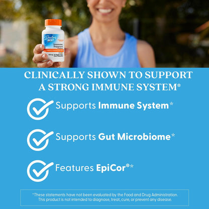 Doctor's Best EpiCor Immune Support Postbiotic Supplement – 500 mg, 60 Vegan Capsules