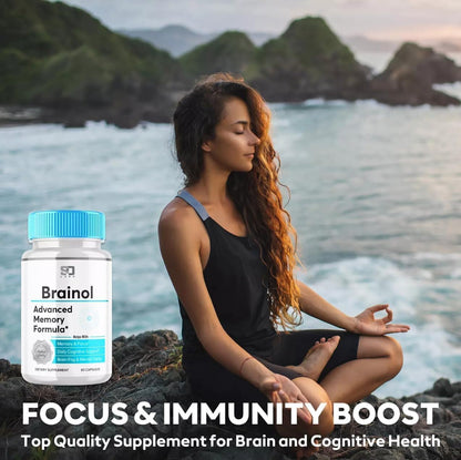 Brain-ol Advanced Memory Formula, 60 Capsules – Supports Memory, Focus and Daily Cognitive Health
