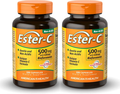 Ester-Vitamin C with Citrus Bioflavonoids 500mg 120 Capsules