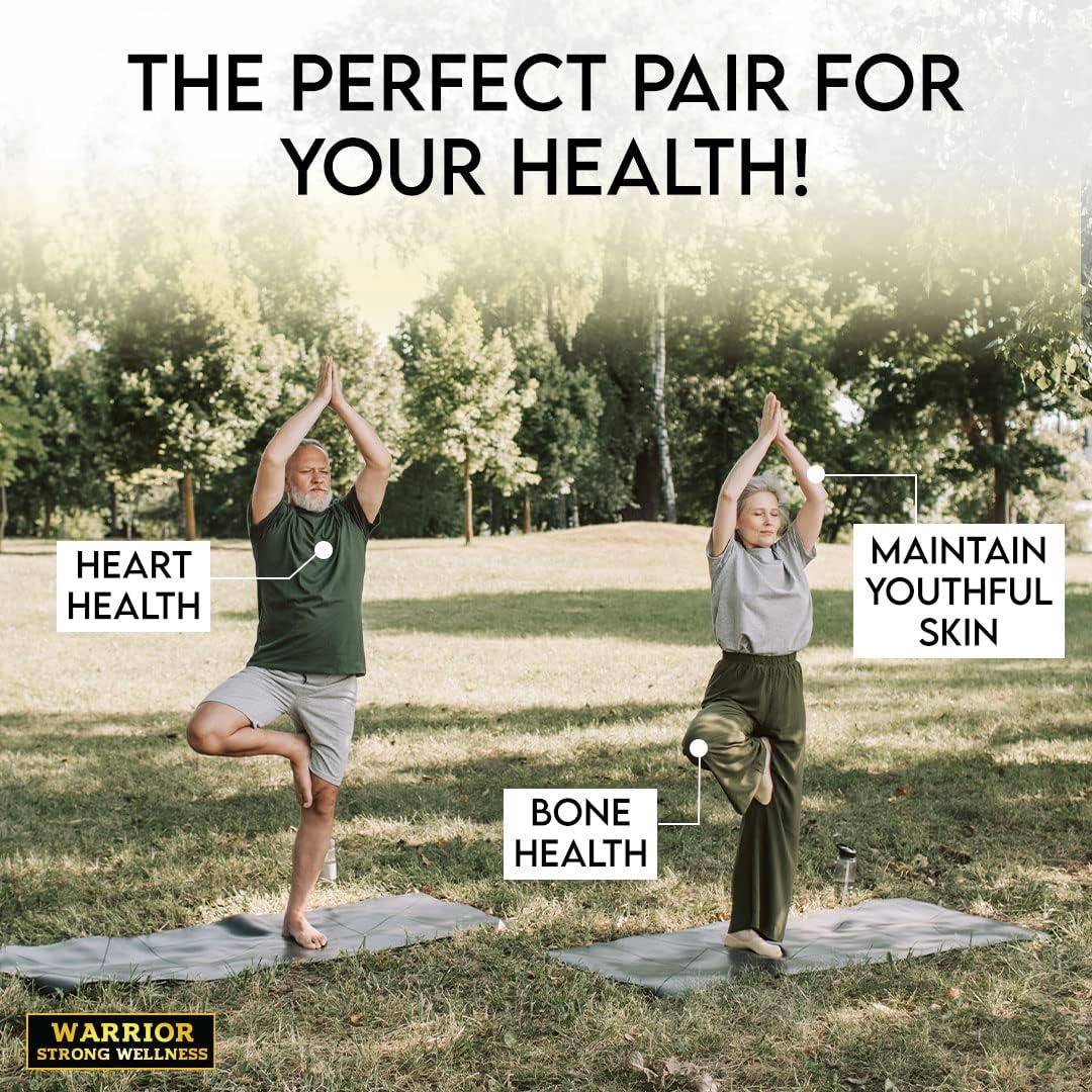 Warrior Strong Wellness Vitamin D3 with K2 - 5000 IU D3 & 180 mcg K2 (MK-7) - Bone Health & Immune Support - 60 Vegetable Capsules - görsel 7