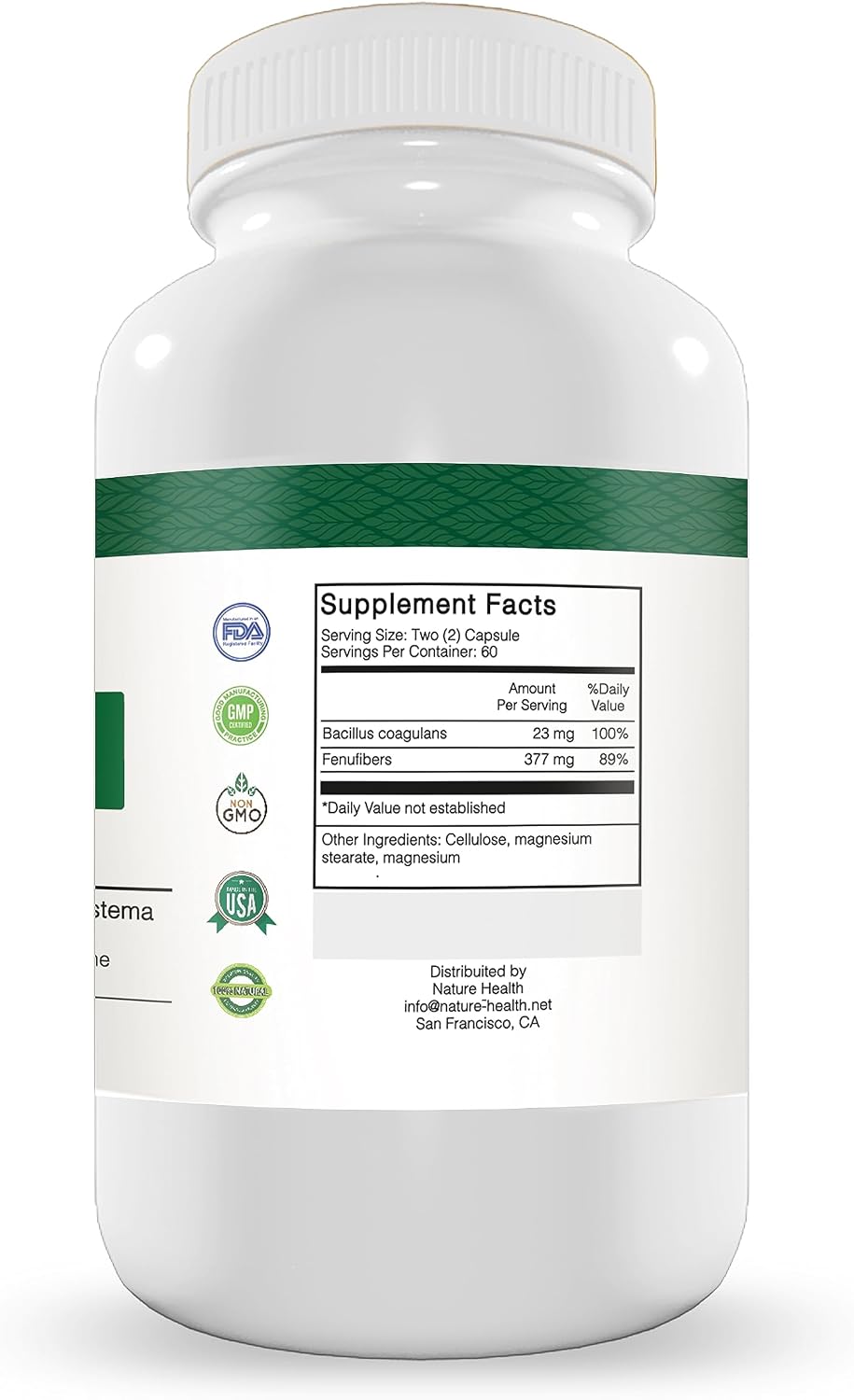 Complex Probiotic - Daily Probiotic Supplement with Bacillus coagulans - 60 Capsules - görsel 2