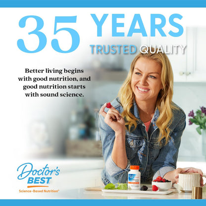 Doctor's Best Ultra Cordyceps Supplement – 750 mg, 60 Vegan Capsules