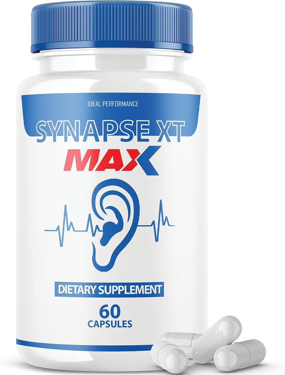 IDEAL PERFORMANCE Synapse XT Tinnitus Food Supplement – 60 Capsules - görsel 1