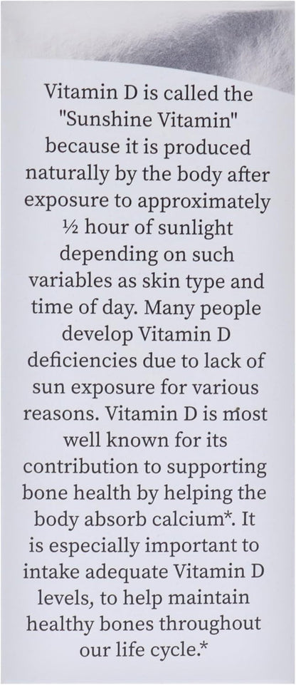 Nature's Answer Platinum Vitamin D3 4000 IU Liquid Drops, 15 ml