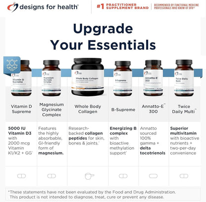 Designs for Health Methylated B Complex - 120 Capsules