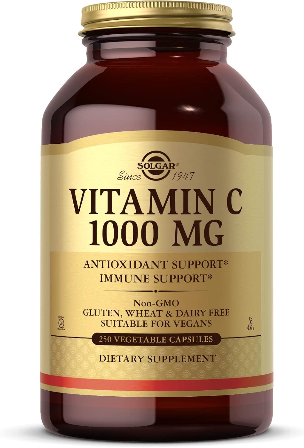 Solgar Vitamin C 1000 mg with Bioflavonoids, 250 Vegetable Capsules - görsel 1