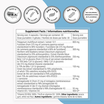Supersmart Stem Cells Activator (Advanced Formula) - 120 Vegetarian Capsules