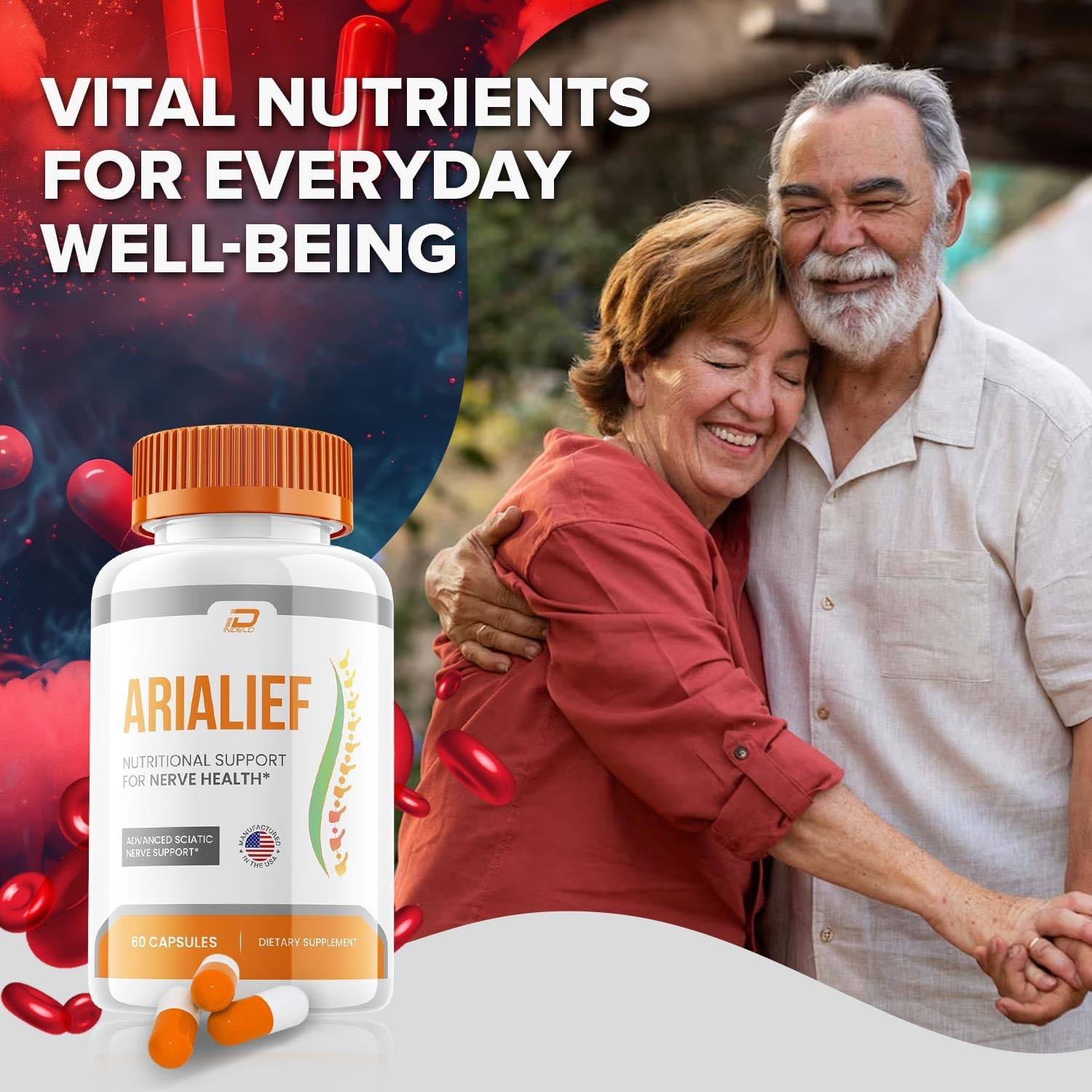 Arialief Capsules - All Natural Advanced Food Supplement (60 Capsules) - görsel 5