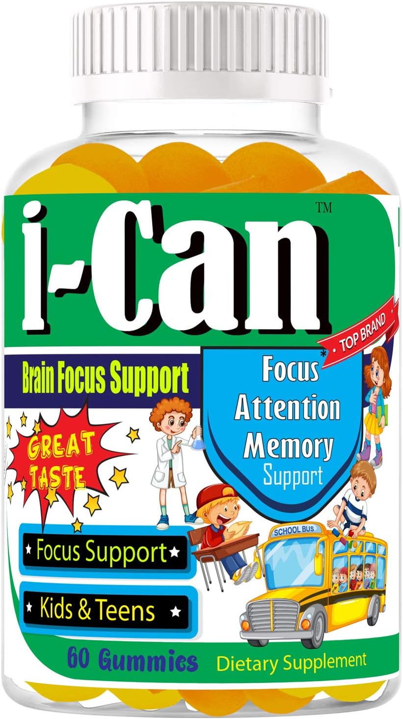 I-Can Kids Focus Gummies with Omega-3 DHA - görsel 1