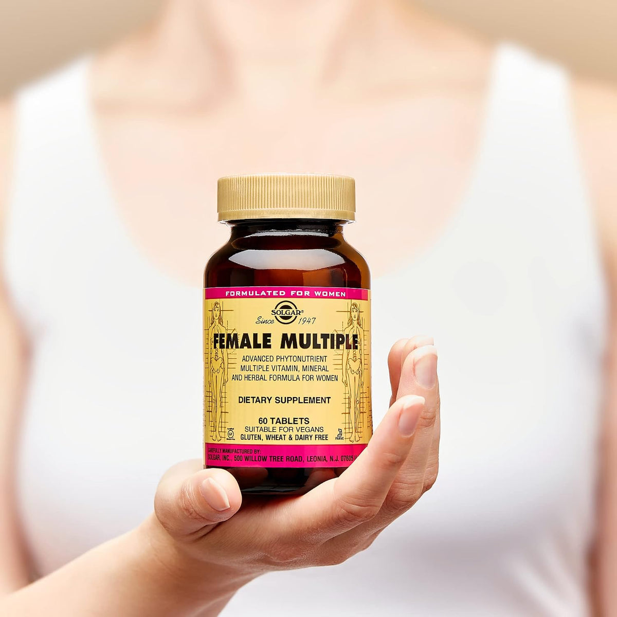 Solgar Female Multiple - Multivitamin, Mineral & Herbal Formula for Women - 120 Tablets - görsel 8