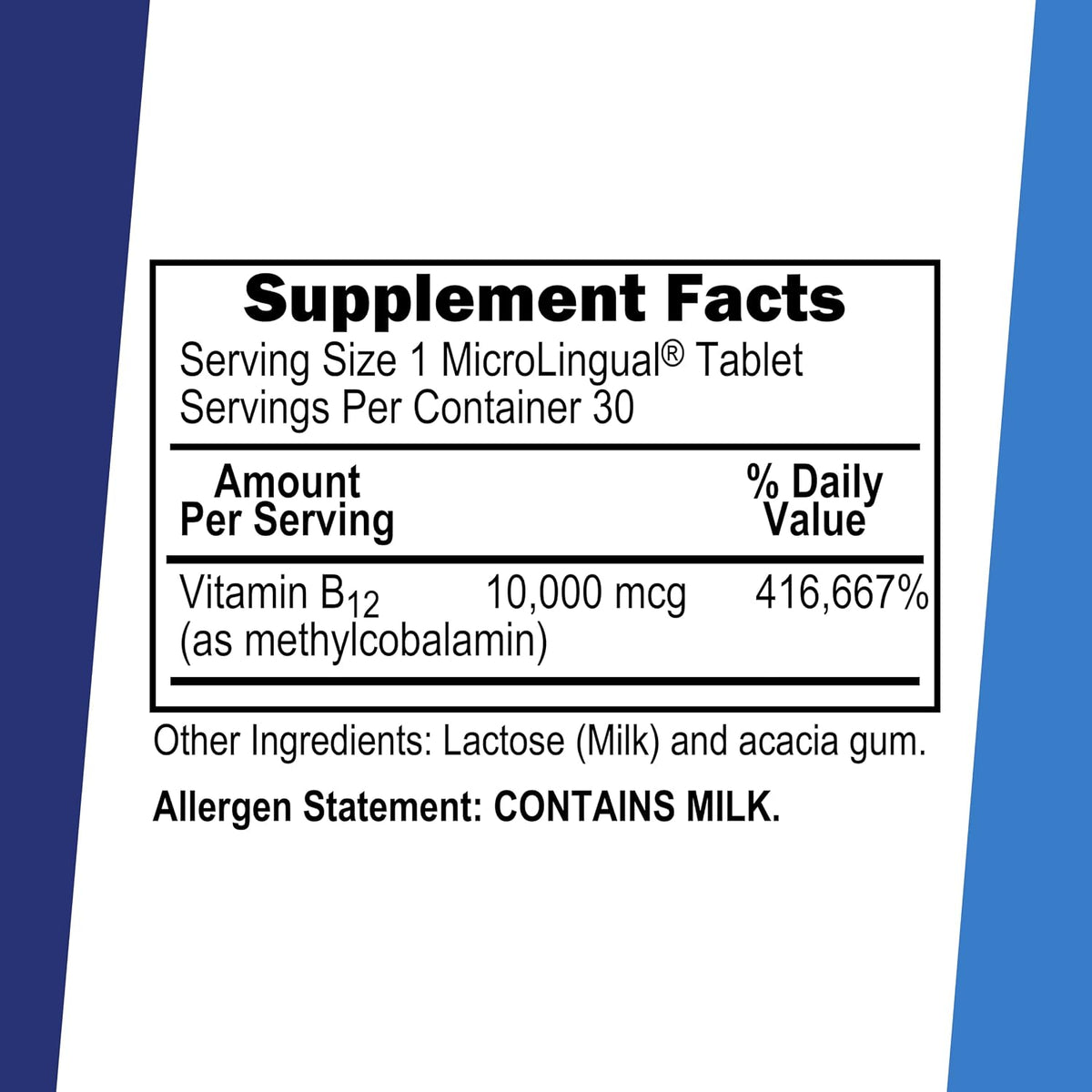 Superior Source No Shot Methylcobalamin Vitamin B12 10000 mcg Sublingual Tablets - görsel 2