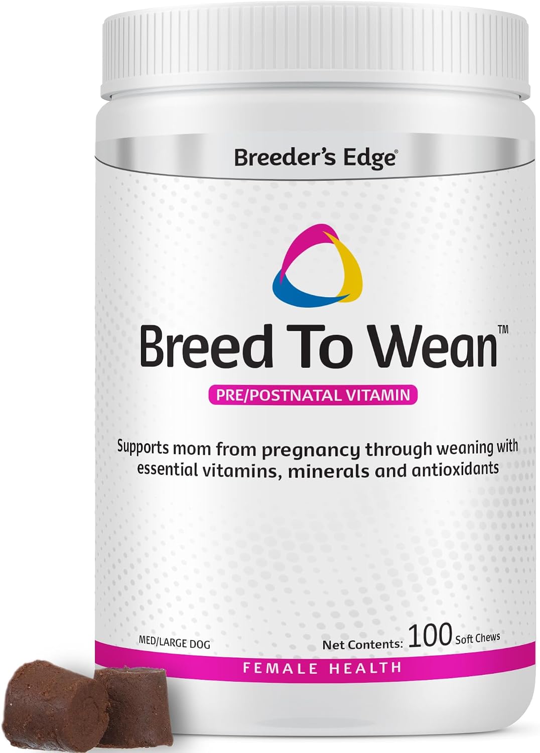 Breeder’s Edge Breed to Wean, Prenatal and Postnatal Multivitamin for Dogs & Cats, 100ct – Image 1