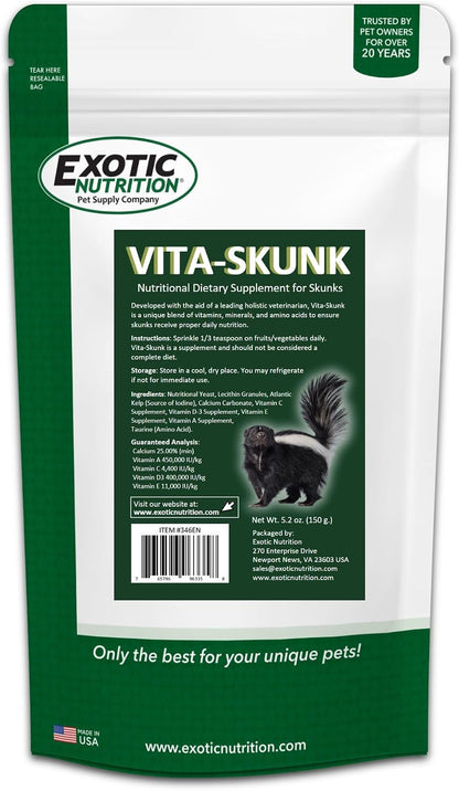 Vita-Skunk (147 g) – Nutritional Dietary Supplement for Pet Skunks