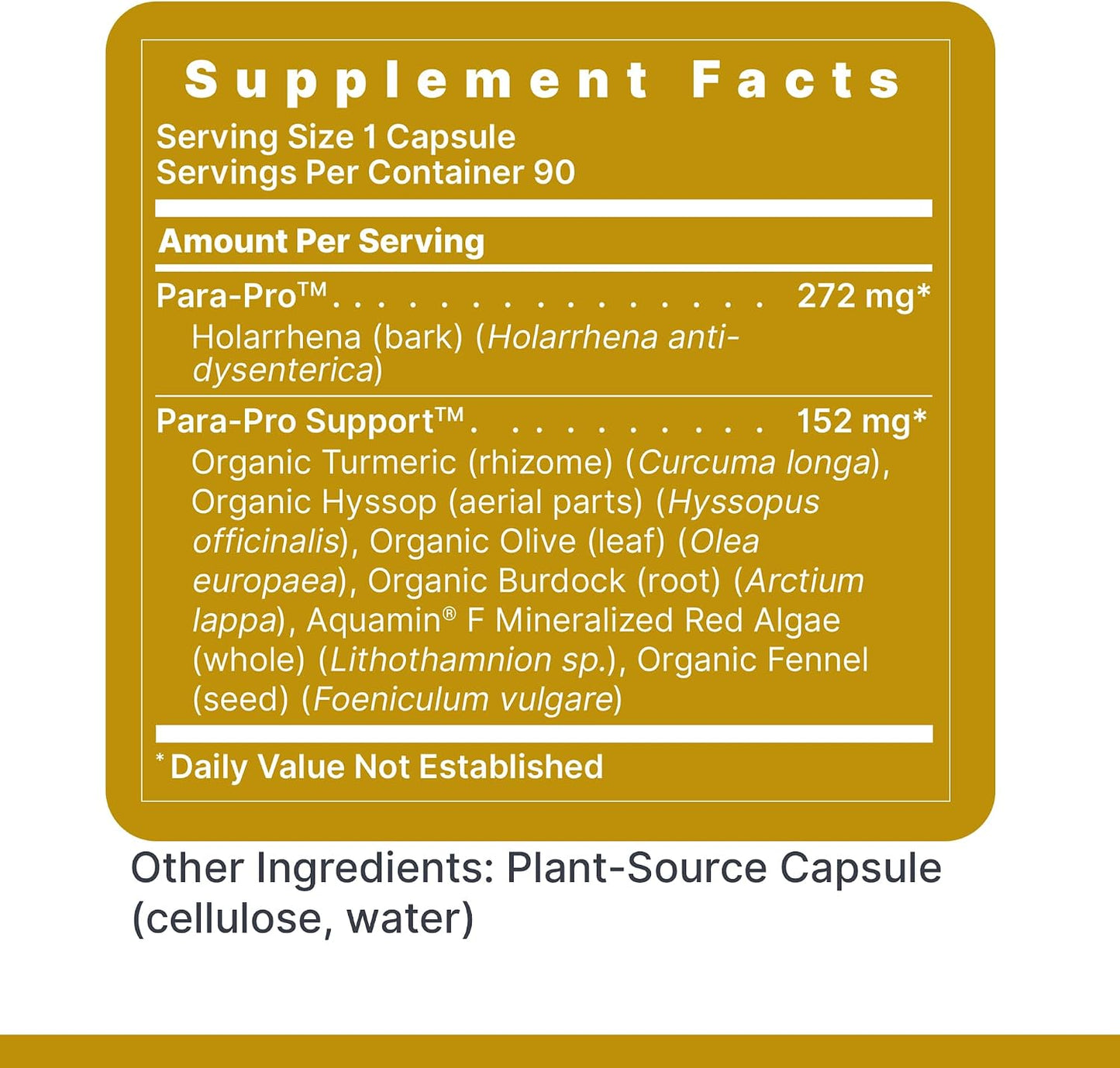 Premier Research Labs ParaStat – Intestinal Cleanse, Natural Gut Cleanse for Women and Men – 90 Capsules (30-Day Supply) - görsel 6