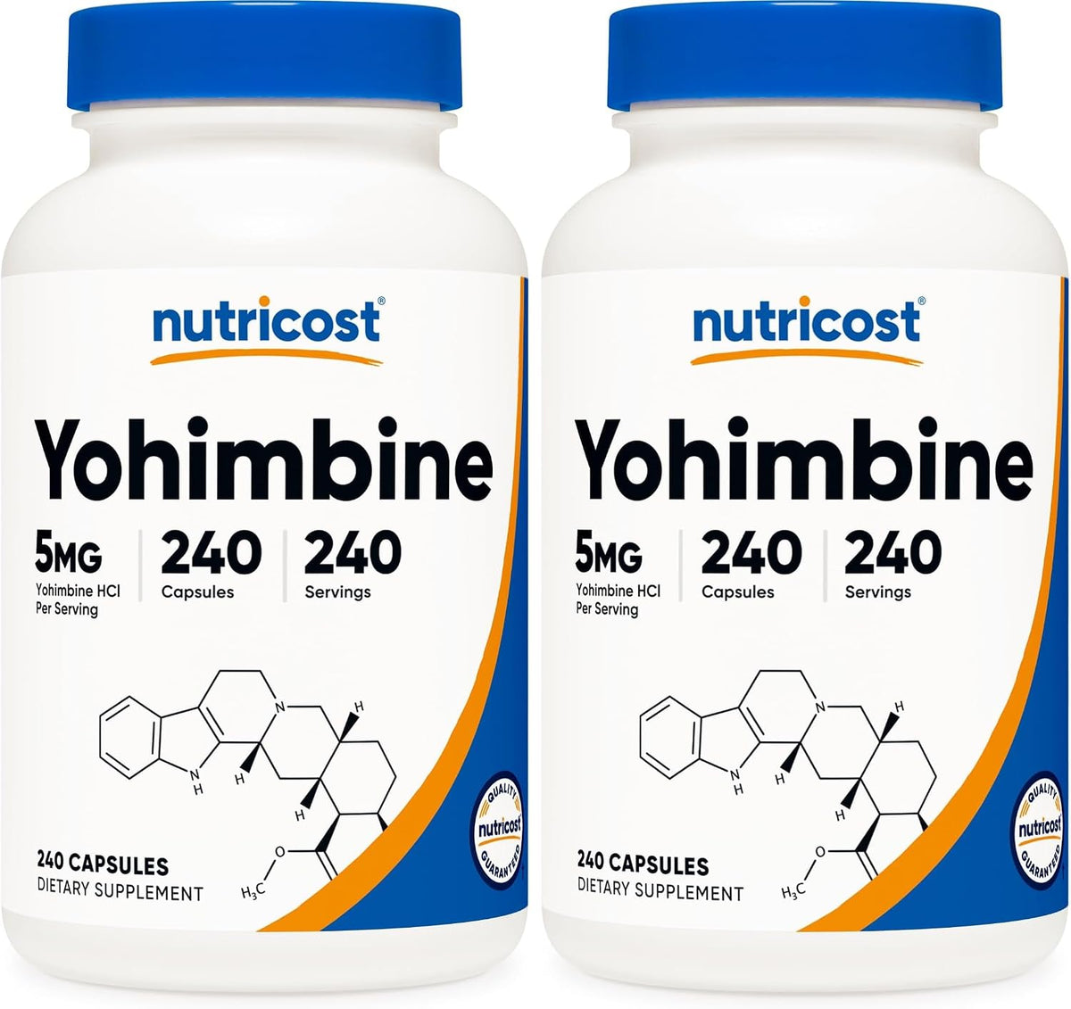 Nutricost Yohimbine HCl 5mg, 240 Capsules Extra Strength - görsel 7