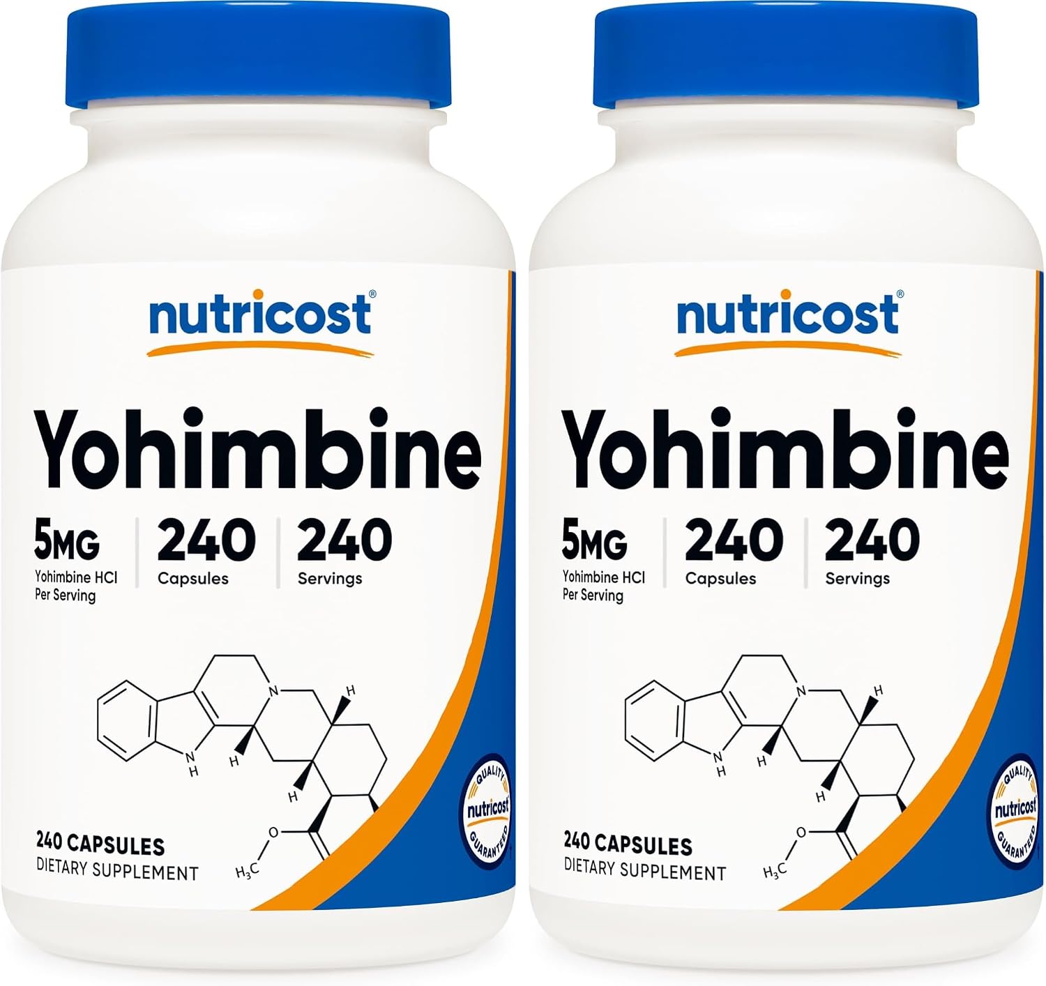 Nutricost Yohimbine HCl 5mg, 240 Capsules Extra Strength - görsel 7