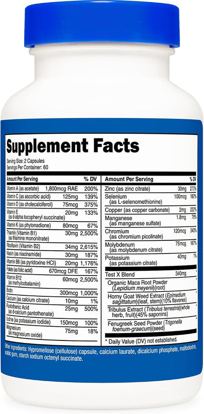 Nutricost Multivitamin for Men - 120 Capsules (3 Bottles)