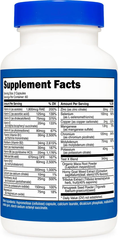 Nutricost Multivitamin for Men 120 Capsules - Vitamins and Minerals for the Healthy Man