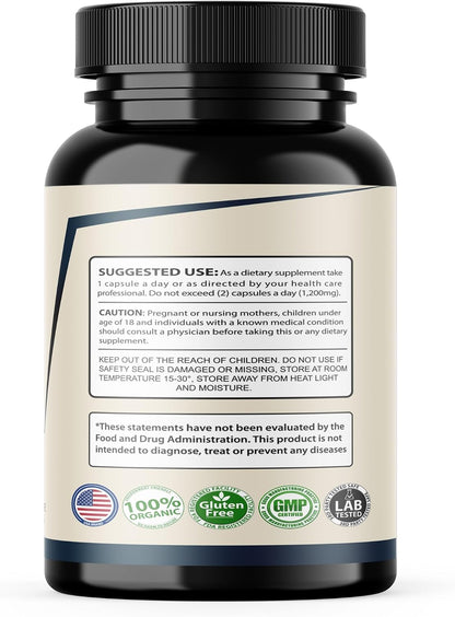 Wormwood, Black Walnut & Clove Capsules – No Fillers, Herbal Support, 120 Vegetable Capsules