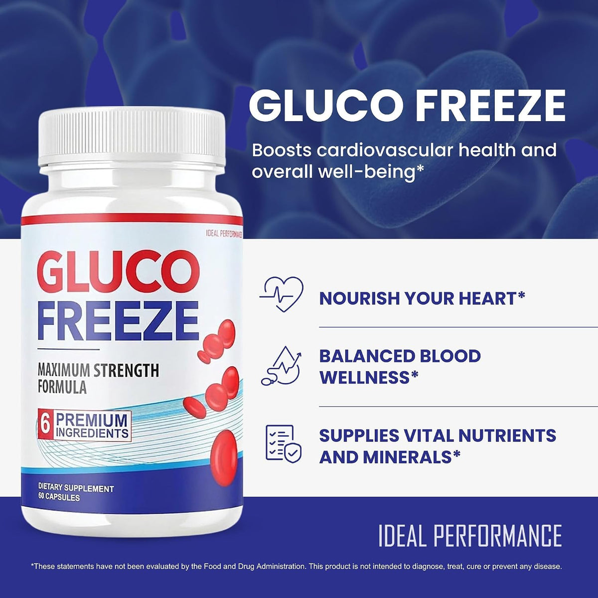 Glucofreeze Capsules - Official Formula (60 Capsules) - görsel 3