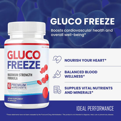 Glucofreeze Capsules - Official Formula (60 Capsules)