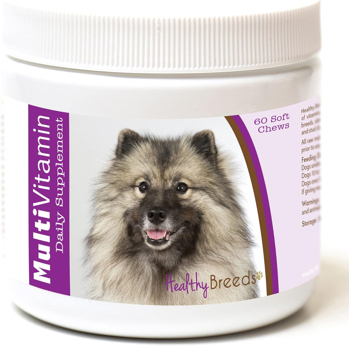 Healthy Breeds Keeshonden Multivitamin Soft Chews 60 Count - görsel 1