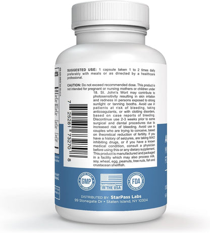 Advanced Memory Formula – Brain Supplement for Memory, Focus and Mental Performance (180 Capsules)