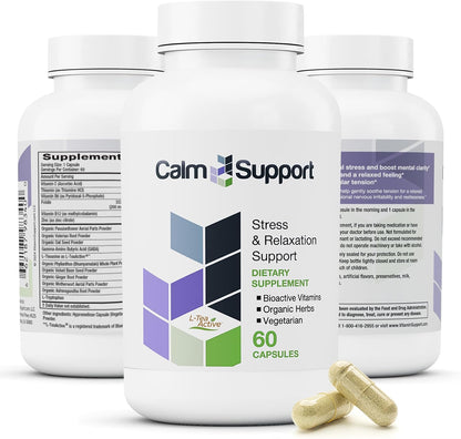 CalmSupport: Stress and Relaxation Support - 60 Capsules